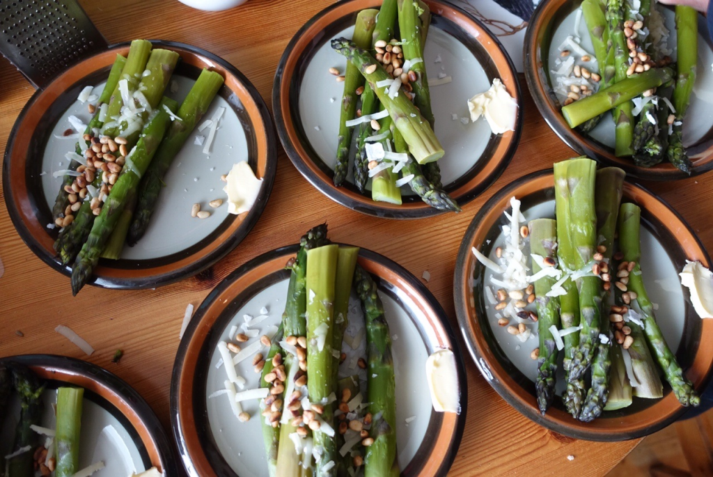 Sparris som en perfekt förrätt