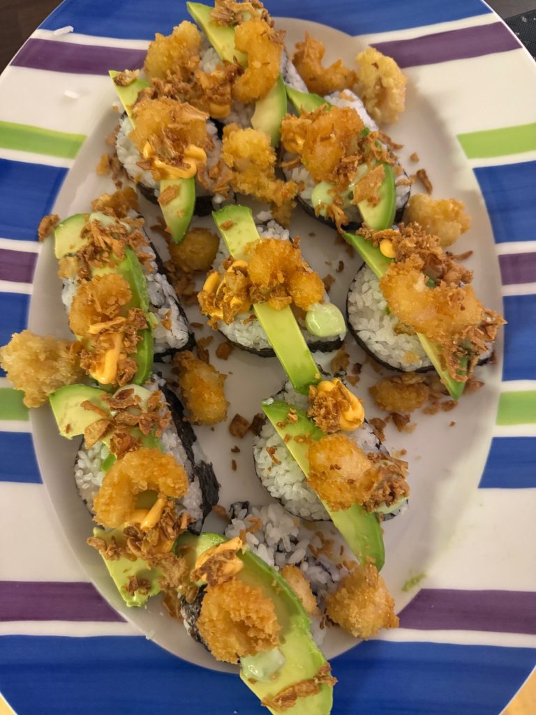 Gör dina egna tempura shushi