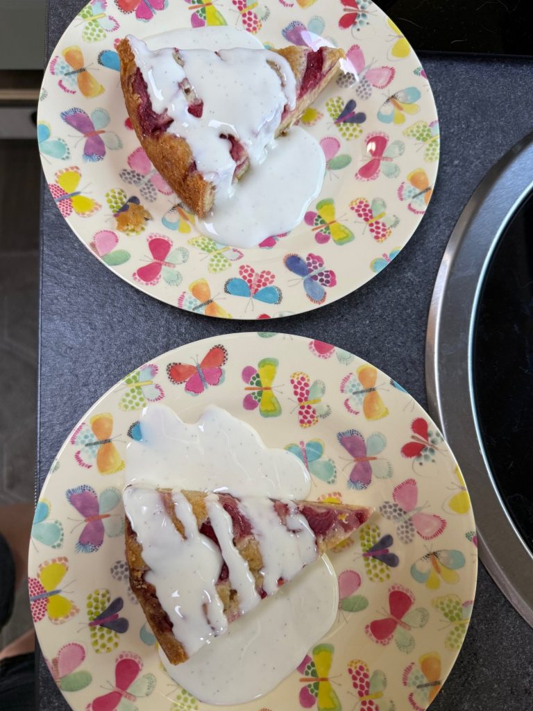 Swedish Fika Strawberry Mudcake