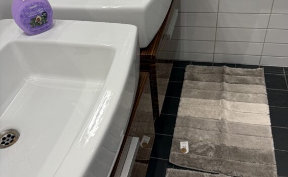 Badrumsmattor med Missoni inspiration